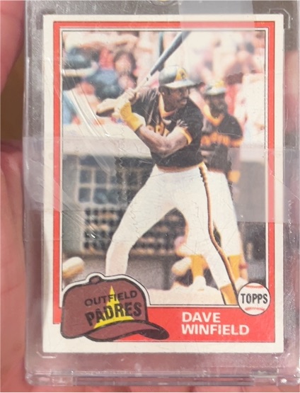 1981 Topps #300 Dave Winfield — front
