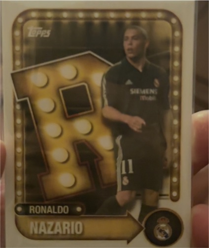 2005 Topps Ronaldo Nazario Real Madrid — front