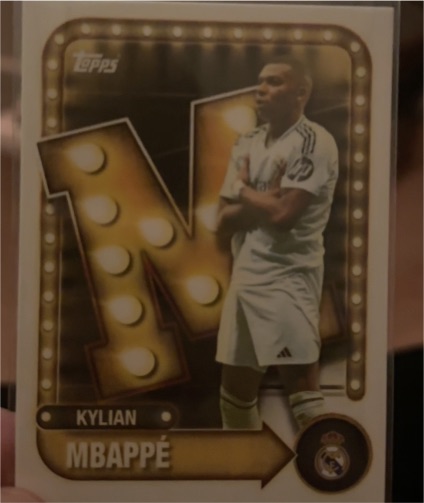 2023 Topps Kylian Mbappé Real Madrid — front