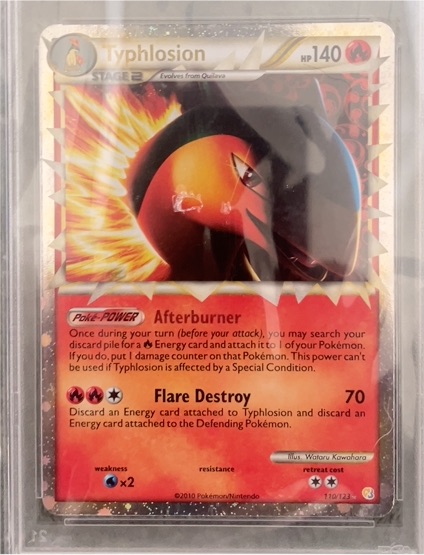 2010 Pokémon #110 Typhlosion — front