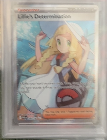 2019 Pokémon SM Ultra Prism #149 Lillie's Determination — front