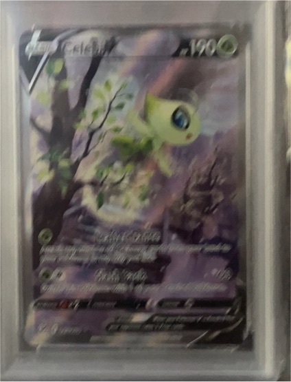 2021 Pokémon Sword & Shield #SV049 Celebi V — front