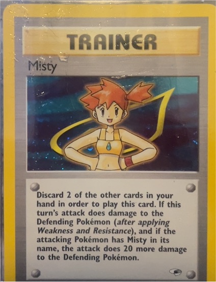 1999 Pokémon #102 Misty Trainer — front