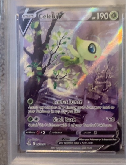 2020 Pokémon Sword & Shield #SV043 Celebi V — front