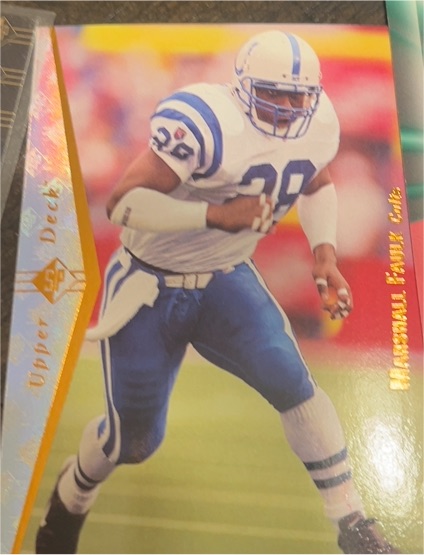 1997 Upper Deck SP #96 Marshall Faulk — front