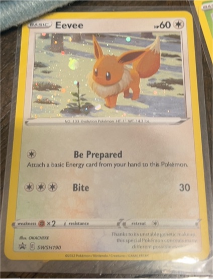 2022 Pokémon SWSH #190 Eevee — front