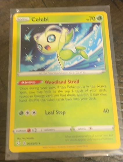 2022 Pokémon #25 Celebi — front