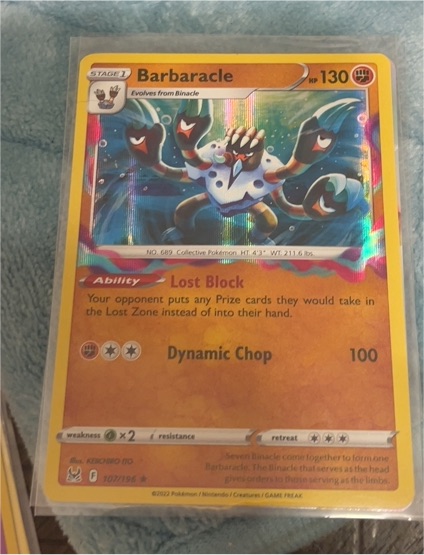 2022 Pokémon #007 Barbaracle — front