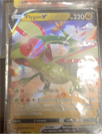2022 Pokémon SV107 Flygon V — front