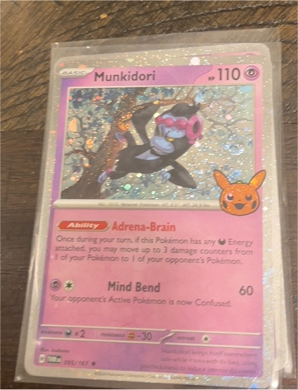 2021 Pokémon #95 Munkidori — front