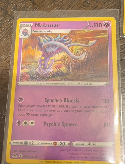 2022 Pokémon #078 Malamar — front