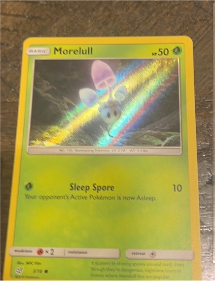 2019 Pokémon #37 Morelull — front
