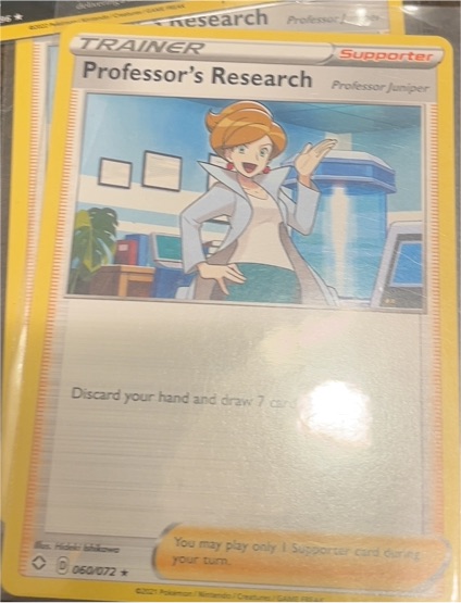 2021 Pokemon #060 Professor's Research Professor Juniper — front