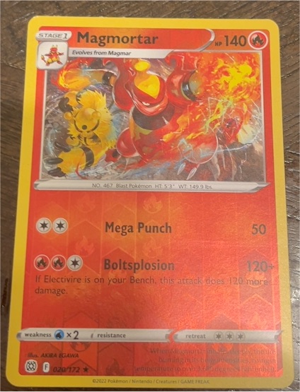 2022 Pokémon #020 Magmortar — front