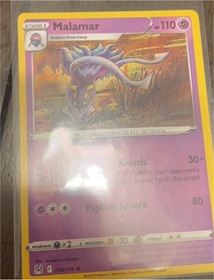2022 Pokémon 078 Malamar — front