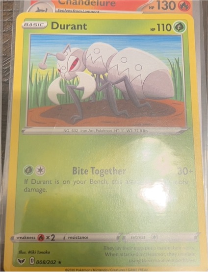 2020 Pokémon #008 Durant — front