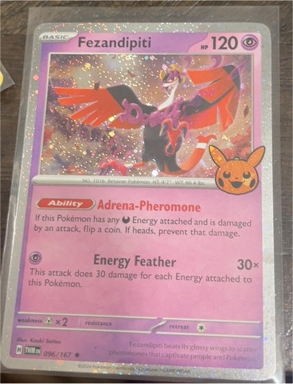 2020 Pokémon #096 Fezandipiti — front