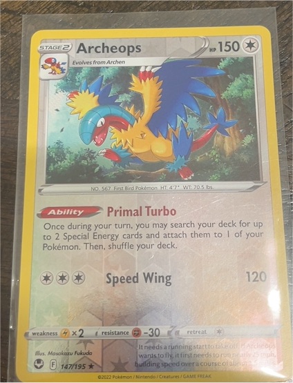 2022 Pokémon #147 Archeops — front