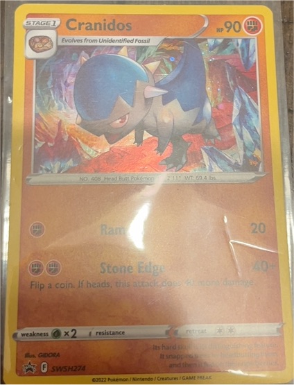 2022 Pokémon SWSH #274 Cranidos — front