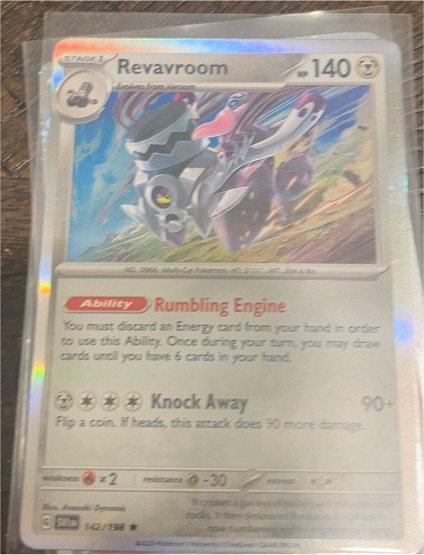 2022 Pokémon SWSH Scarlet & Violet #142 Revavroom — front