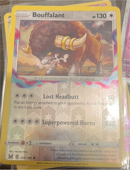 2022 Pokémon 148 Bouffalant — front