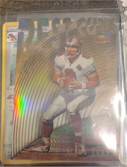 1993 Topps Finest #1 Steve Young — front