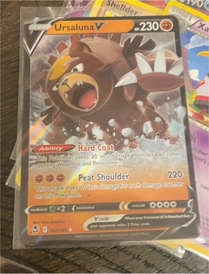 2022 Pokémon #102 Ursaluna V — front