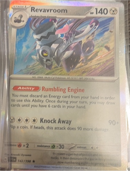 2023 Pokémon #142 Revavroom — front