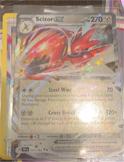 2016 Pokémon Sun & Moon #111 Scizor GX — front