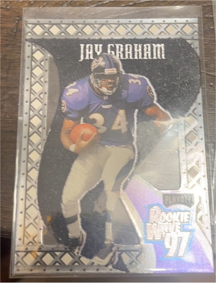 1997 Playoff Rookie Wax #Jay Graham — front