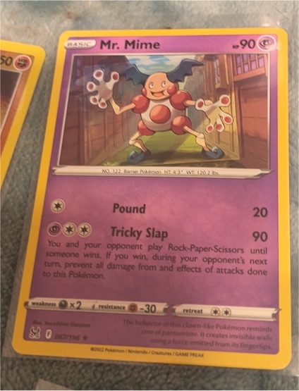 2022 Pokémon #057 Mr. Mime — front