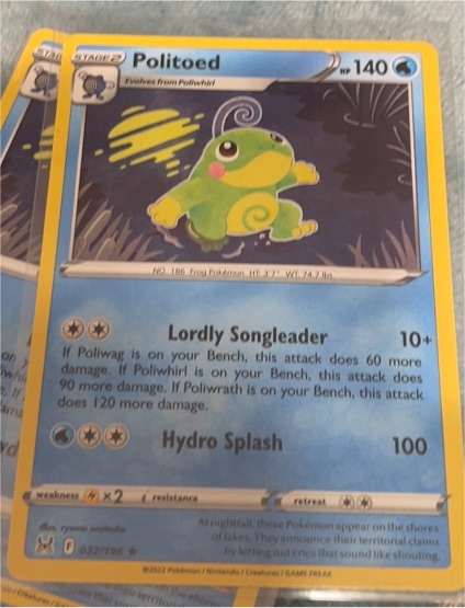 2023 Pokémon #032 Politoed — front