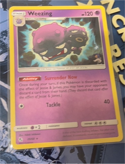 2020 Pokémon #25 Weezing — front