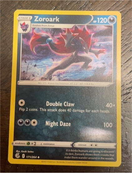 2021 Pokémon #171 Zoroark — front