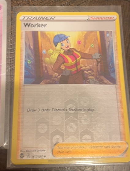 2020 Pokémon #157 Worker — front