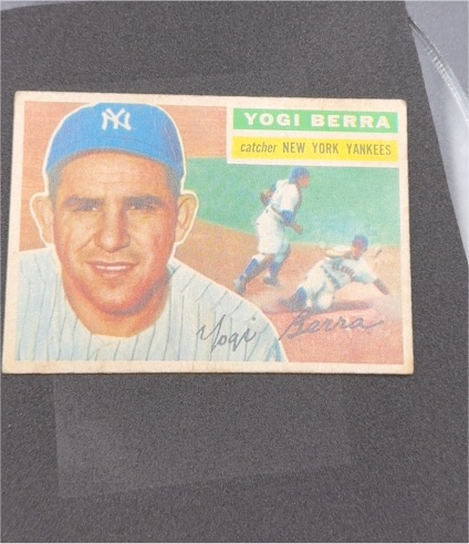 1957 Topps #311 Yogi Berra — front
