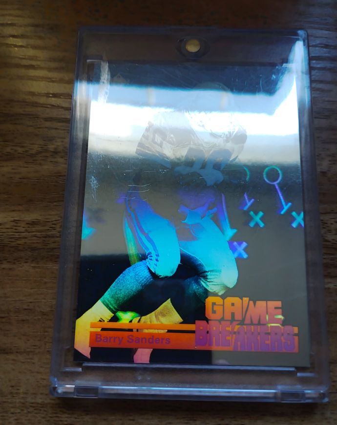 1991 Topps Game Breakers #GB1 Barry Sanders — front