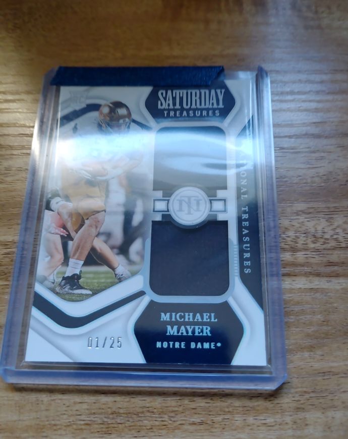 2021 National Treasures Saturday Treasures #11 Michael Mayer — front