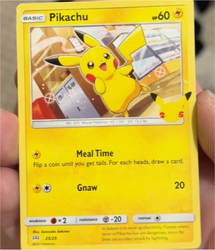 2021 Pokémon 25/25 Pikachu — front