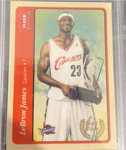 2004 Fleer Tradition #23 LeBron James — front