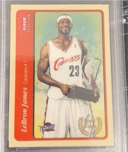 2004 Fleer Tradition #23 LeBron James — front
