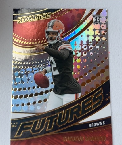 2023 Panini Revolution Futures #F-1 Shedeur Sanders — front