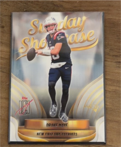 2023 Topps On Demand Sunday Showcase Drake Maye — front
