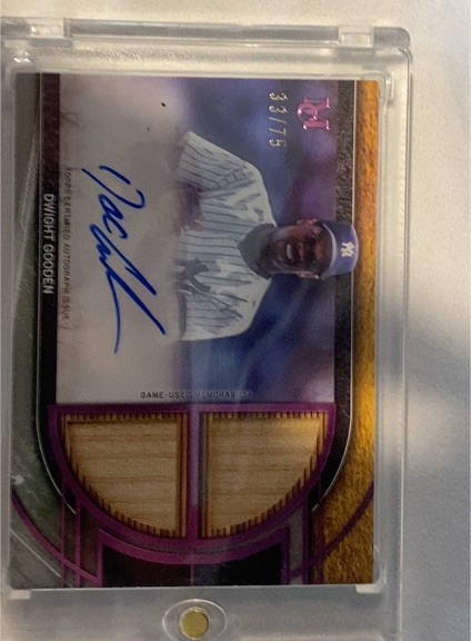 2021 Topps Dynasty #33 Dwight Gooden — front