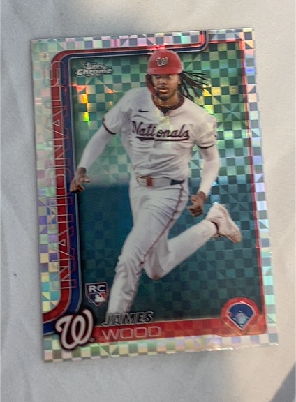 2022 Topps Chrome #CAJW James Wood — front