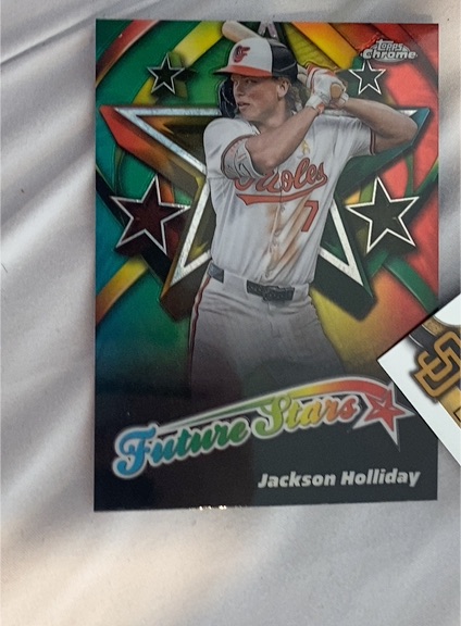 2023 Topps Chrome Future Stars #FS-JH Jackson Holliday — front