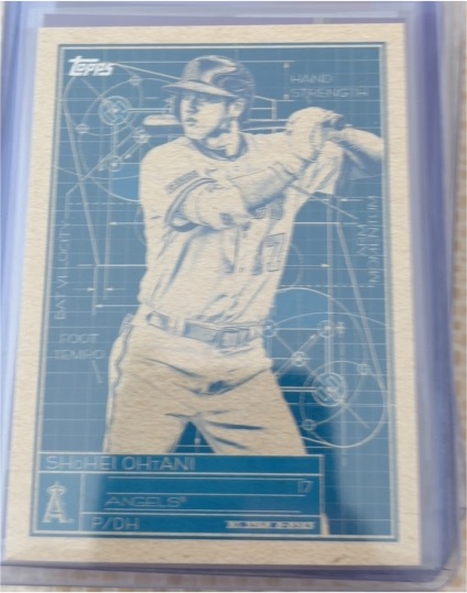 2023 Topps Shohei Ohtani Blueprint Card — front
