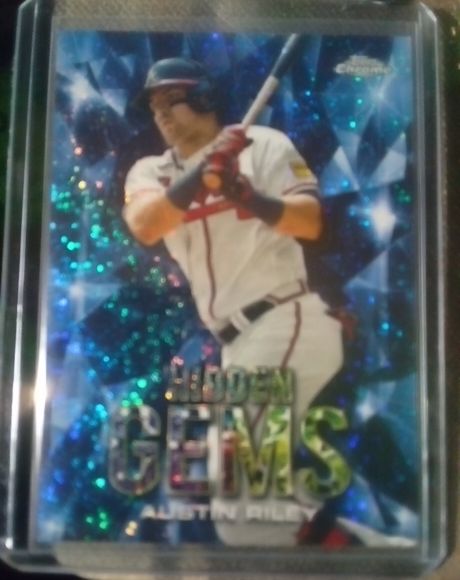 2021 Topps Chrome Hidden Gems #HGA-AR Austin Riley — front