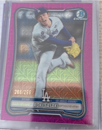 2023 Bowman Chrome #268 Roki Sasaki — front