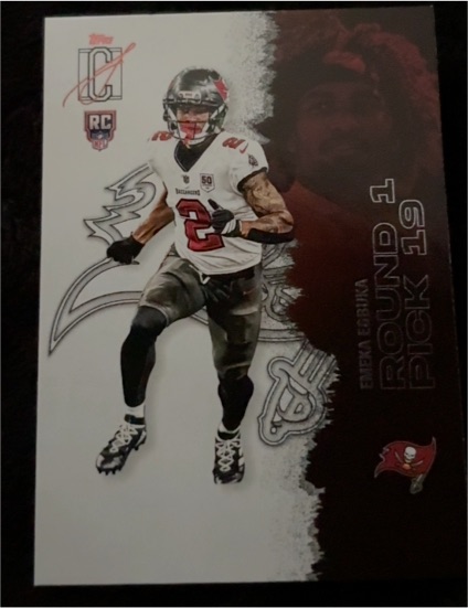 2023 Topps Chrome Rookie Card Emeka Egbuka — front